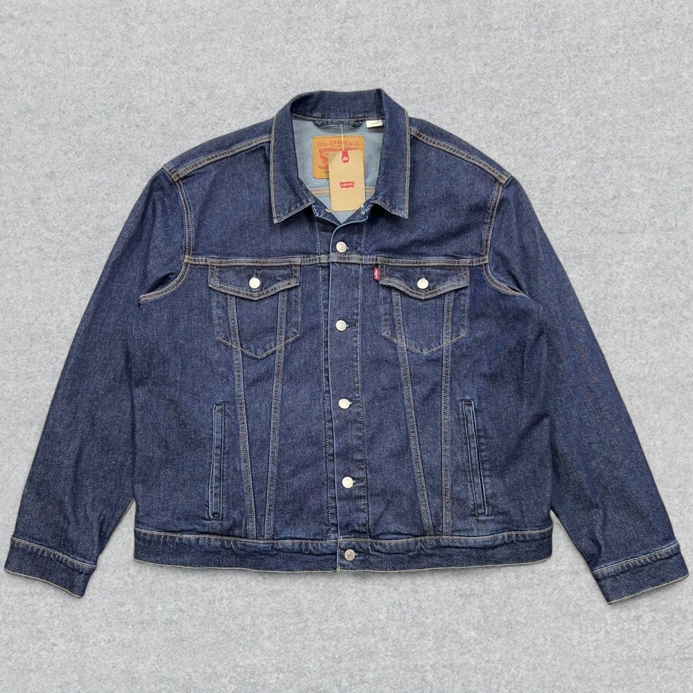 NEW Levi's Jean Jacket Men's XL Blue Denim Trucker Type 3 Outdoor Workwear